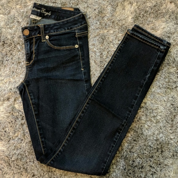 American Eagle Outfitters Denim - AE dark wash, super stretch, skinny jeans 4R